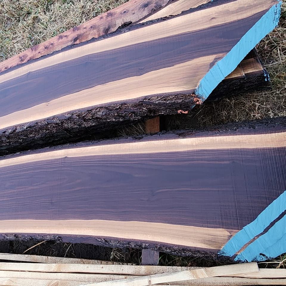 Dark wood grain texture