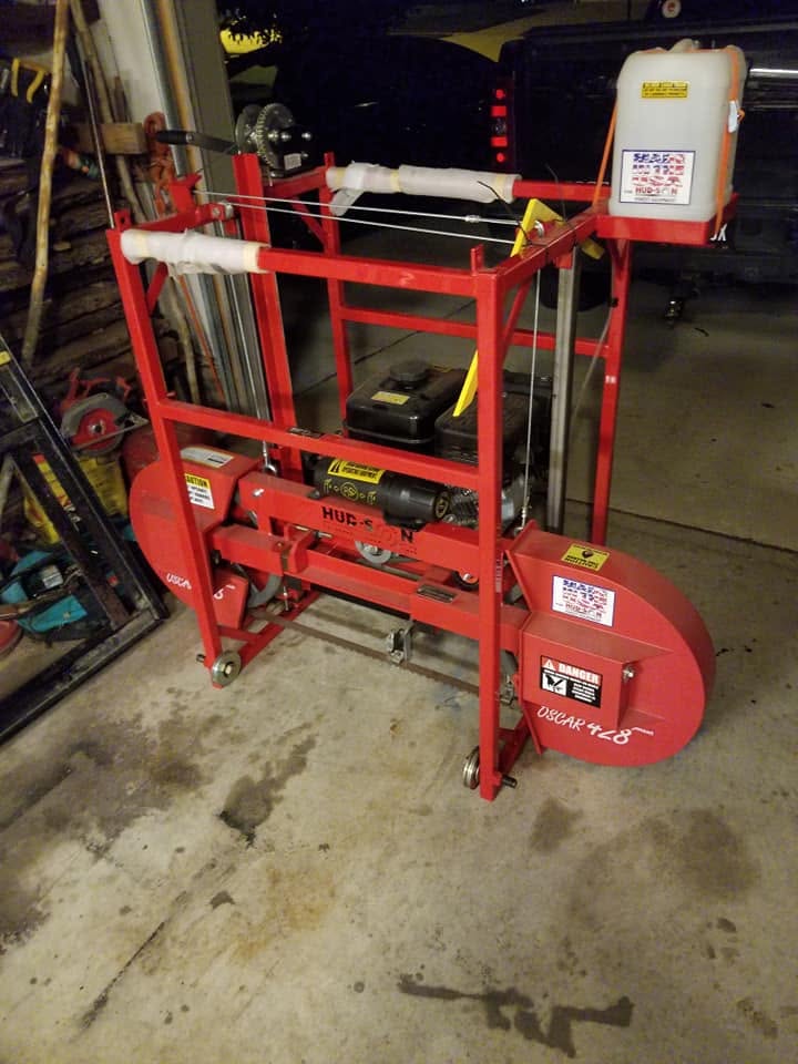 Sawmill equipment used for custom milling in Indianola, Iowa