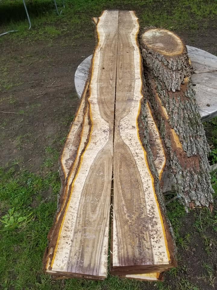 Sawmill lumber inventory in Indianola, Iowa