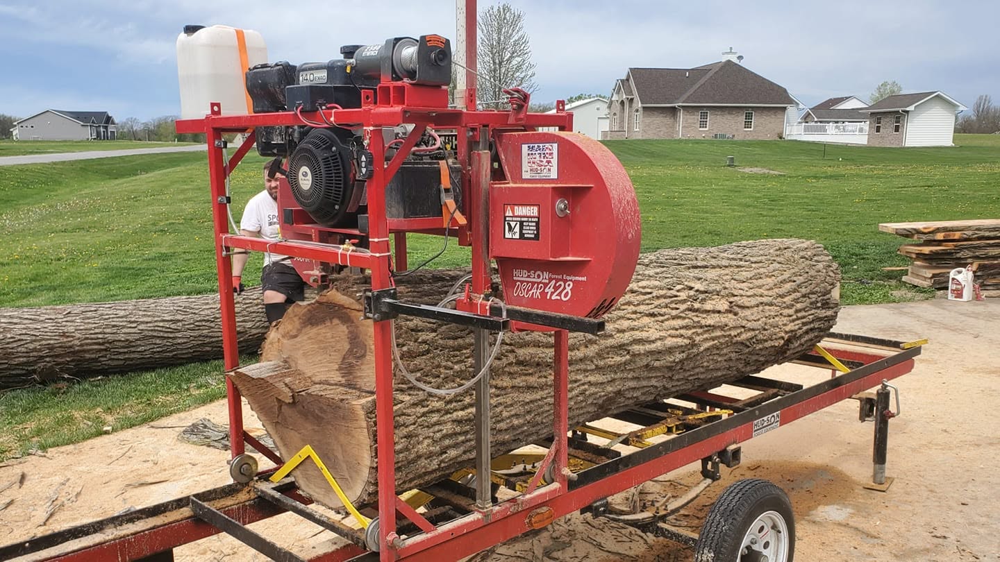 Sawmill equipment and cut lumber